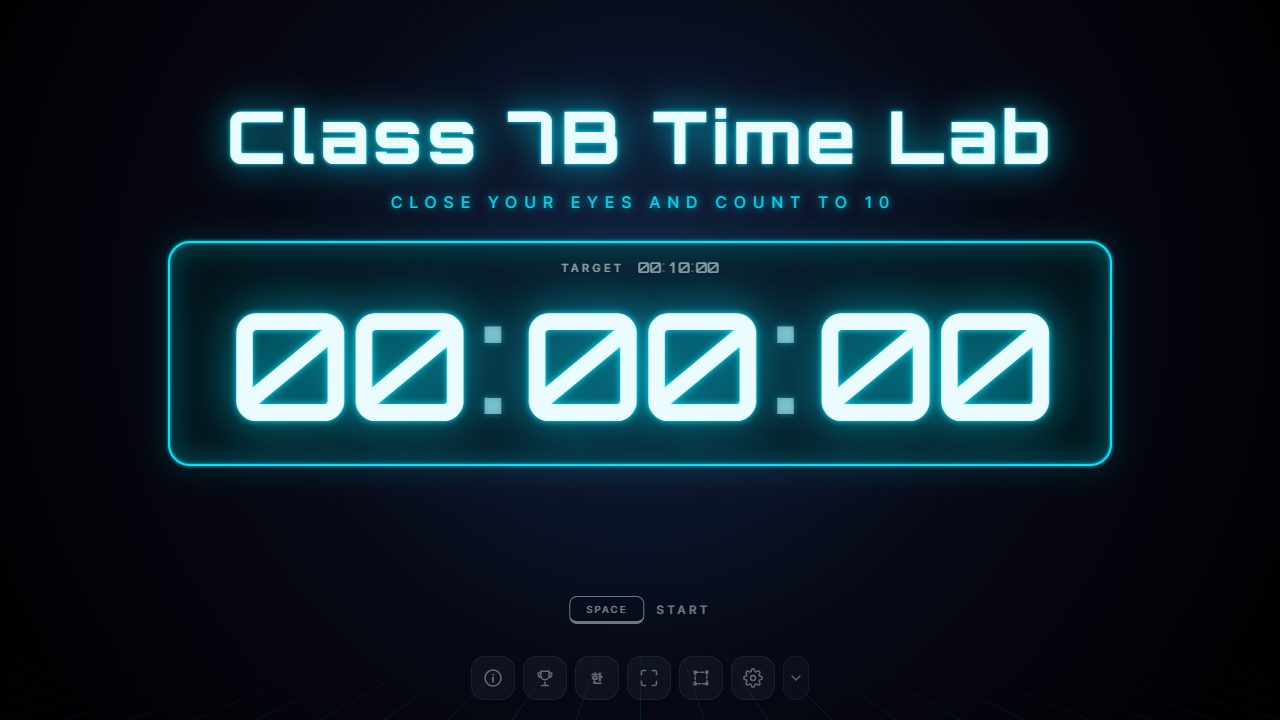 Stopia screen with the title changed for a class